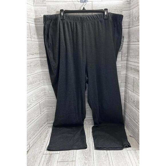 Woman Within 3X 30/32 Lounge Set Top & Pants Dark Gray Plus Size NWT - Picture 5 of 9